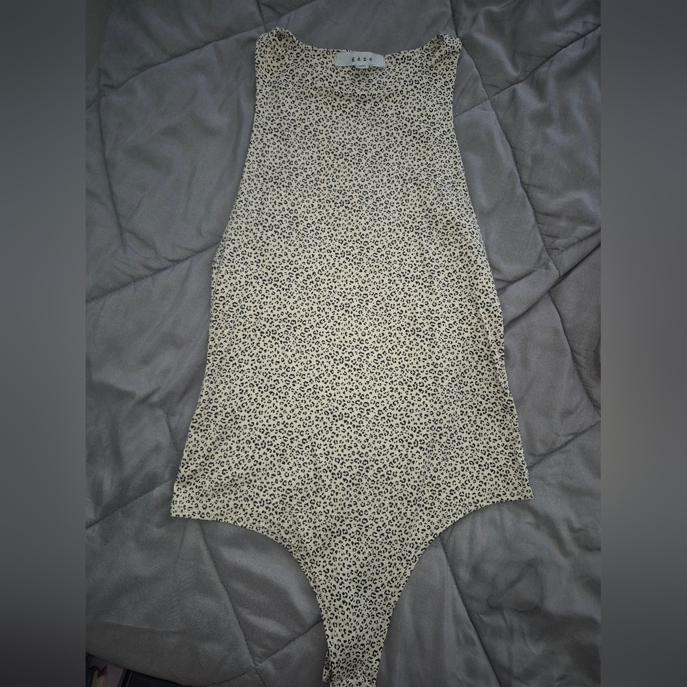 Leopard Print Bodysuit